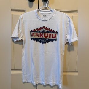 KUIU White and Blue Graphic Tee